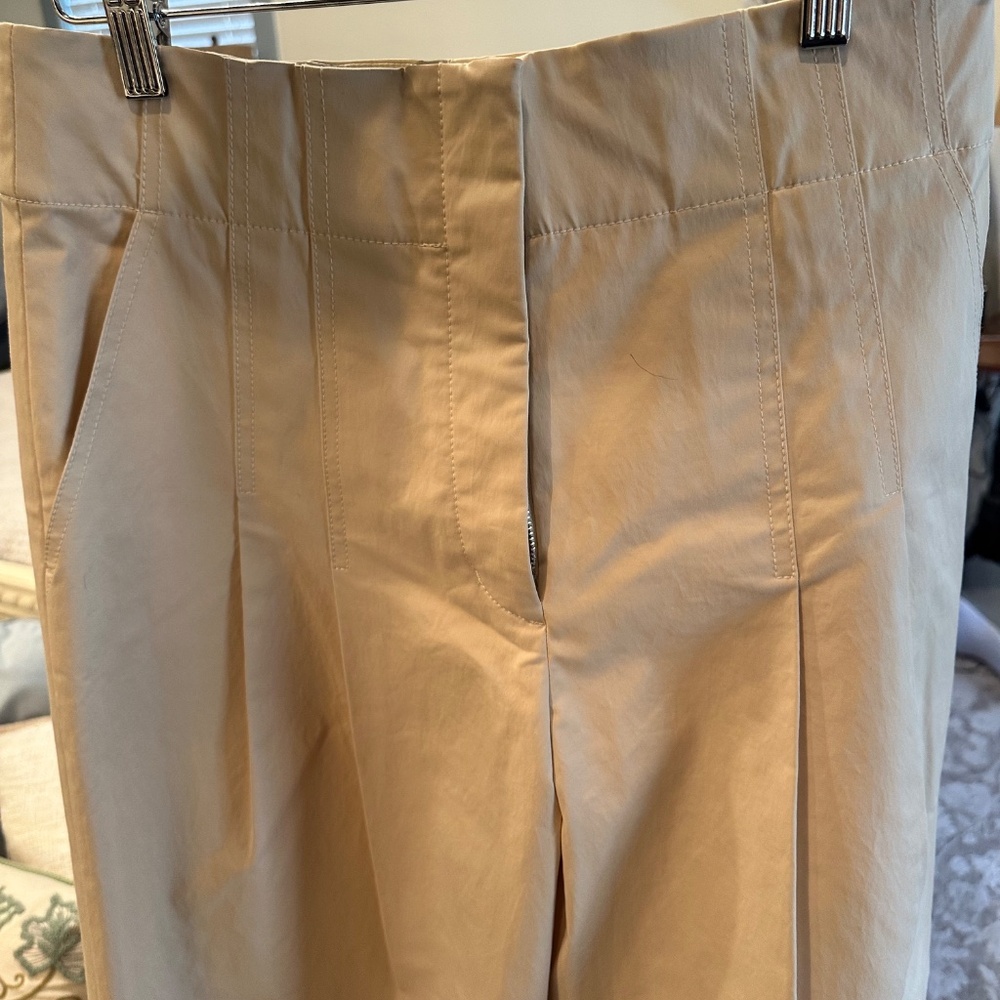 NWT ALC Bennett Pleated Wide Leg Pant in Beige- Size 6 - Picture 9 of 14